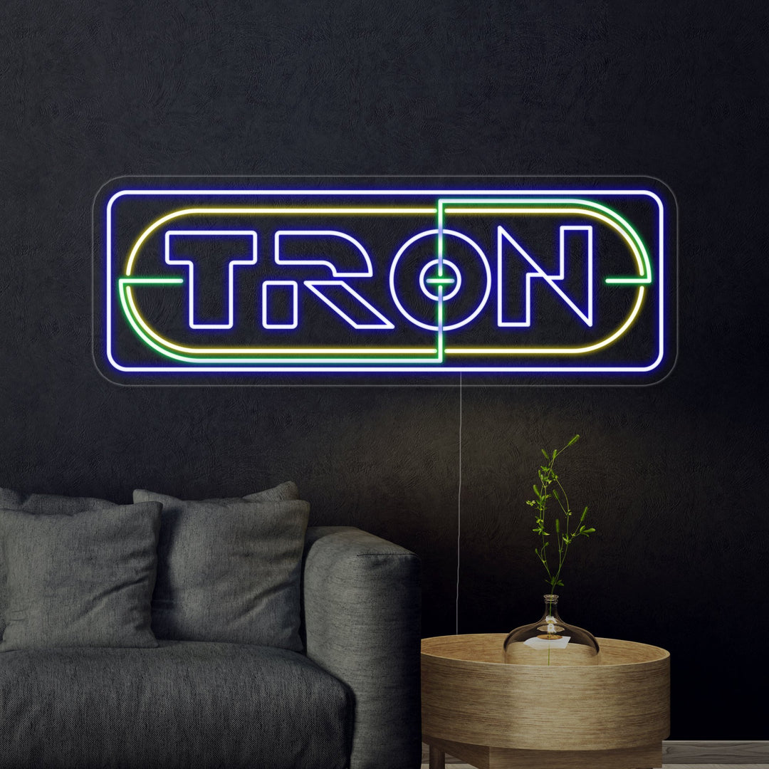 "Tron" Neonskilt