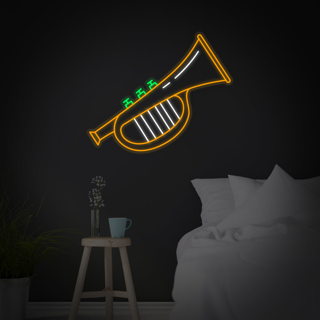 "Trompet Jazz" Neonskilt