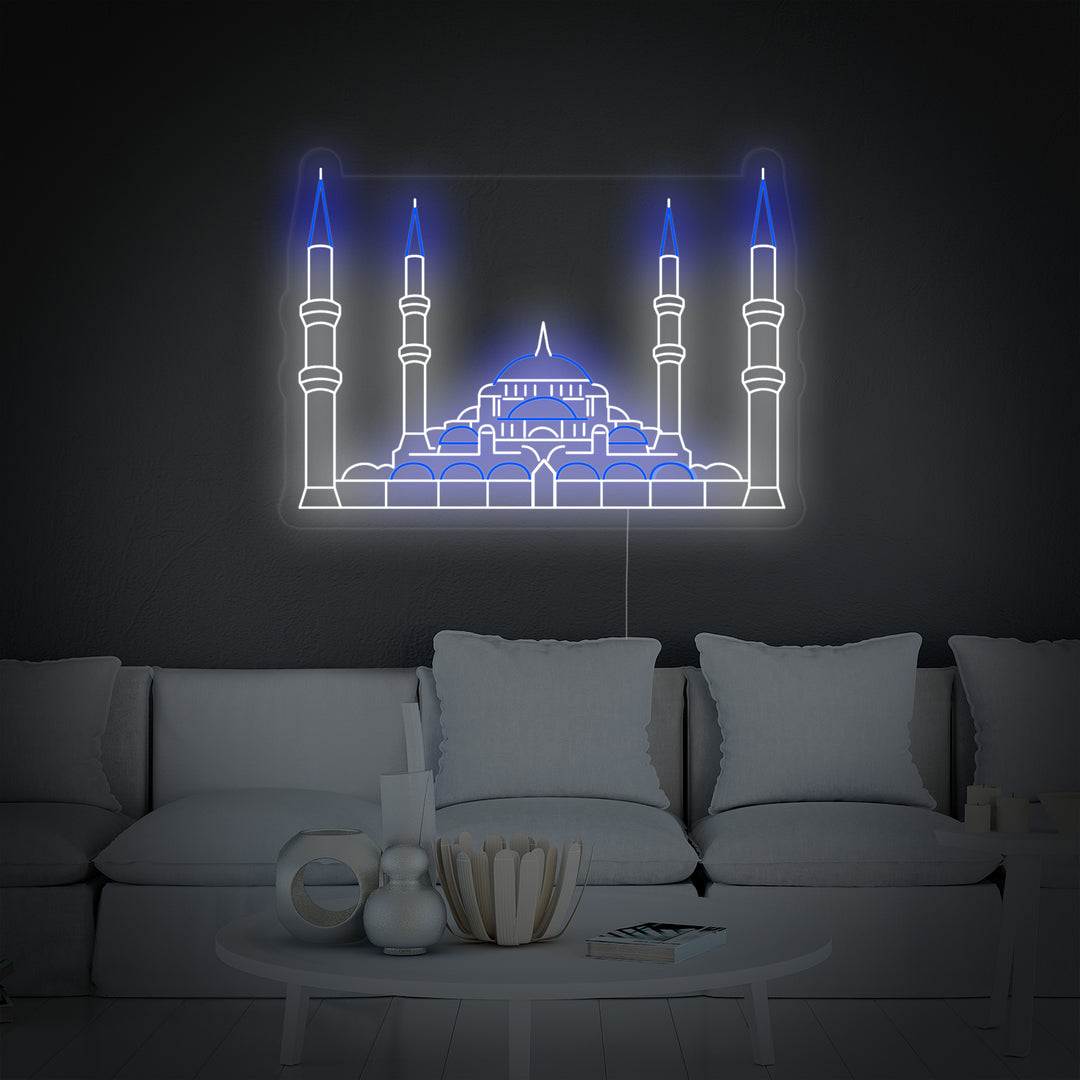"Moskeen I Tyrkia" Neonskilt