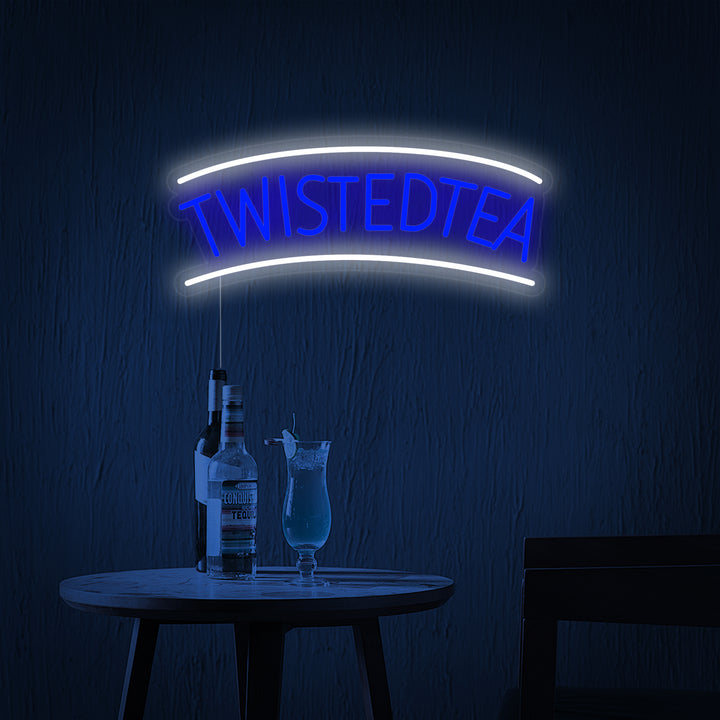 "Vintage Twisted Tea Ølbar" Neonskilt