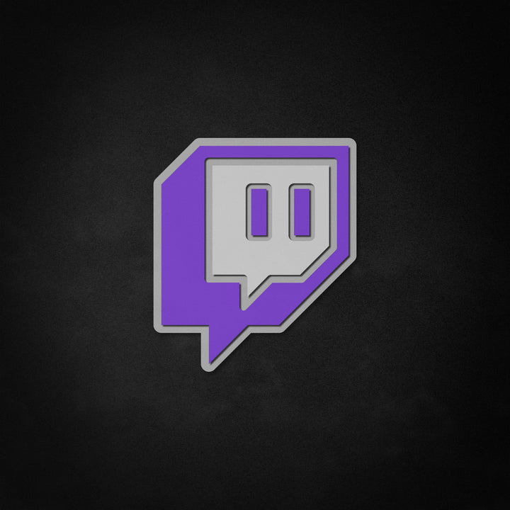 "Twitch -logo" Neon Like