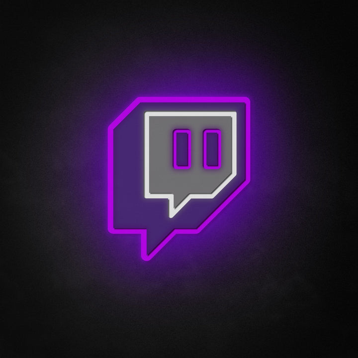 "Twitch -logo" Neon Like