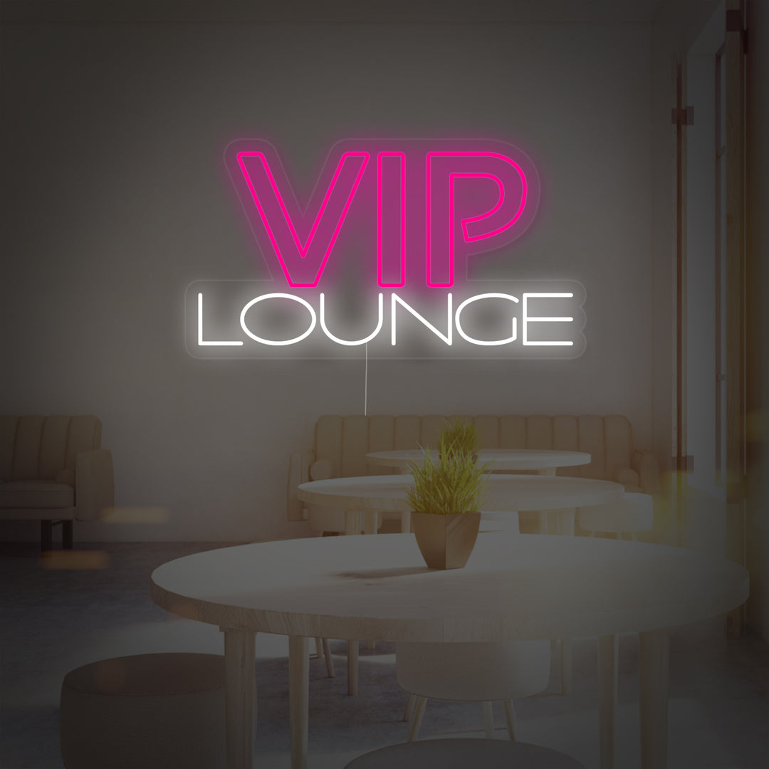 "VIP Lounge" Neonskilt