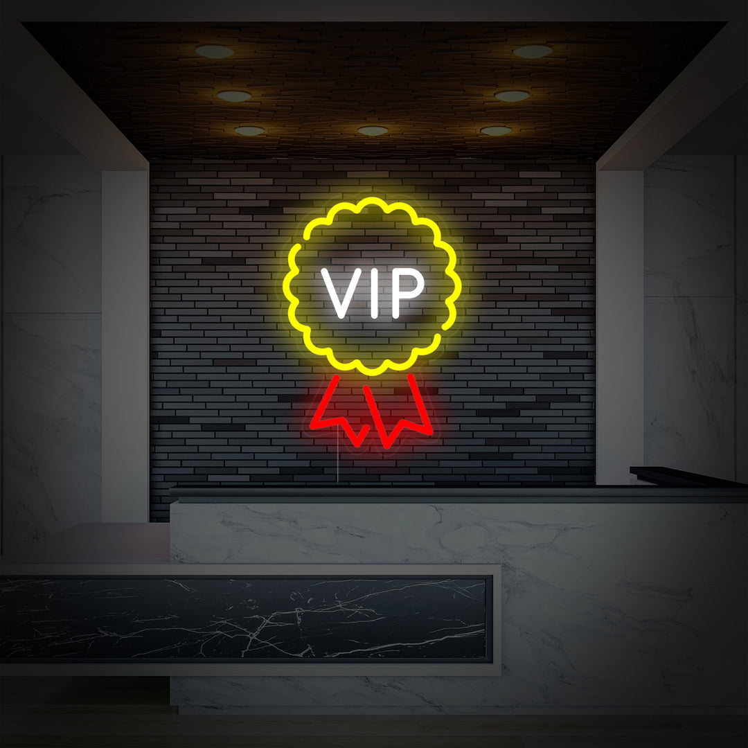 "VIP-Rom, VIP-Lounge" Neonskilt