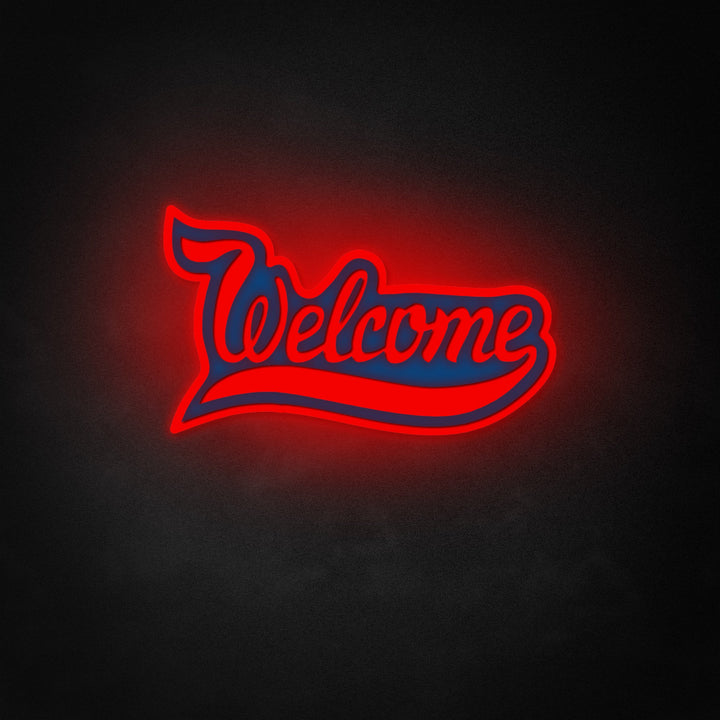 "Welcome" Neon Like