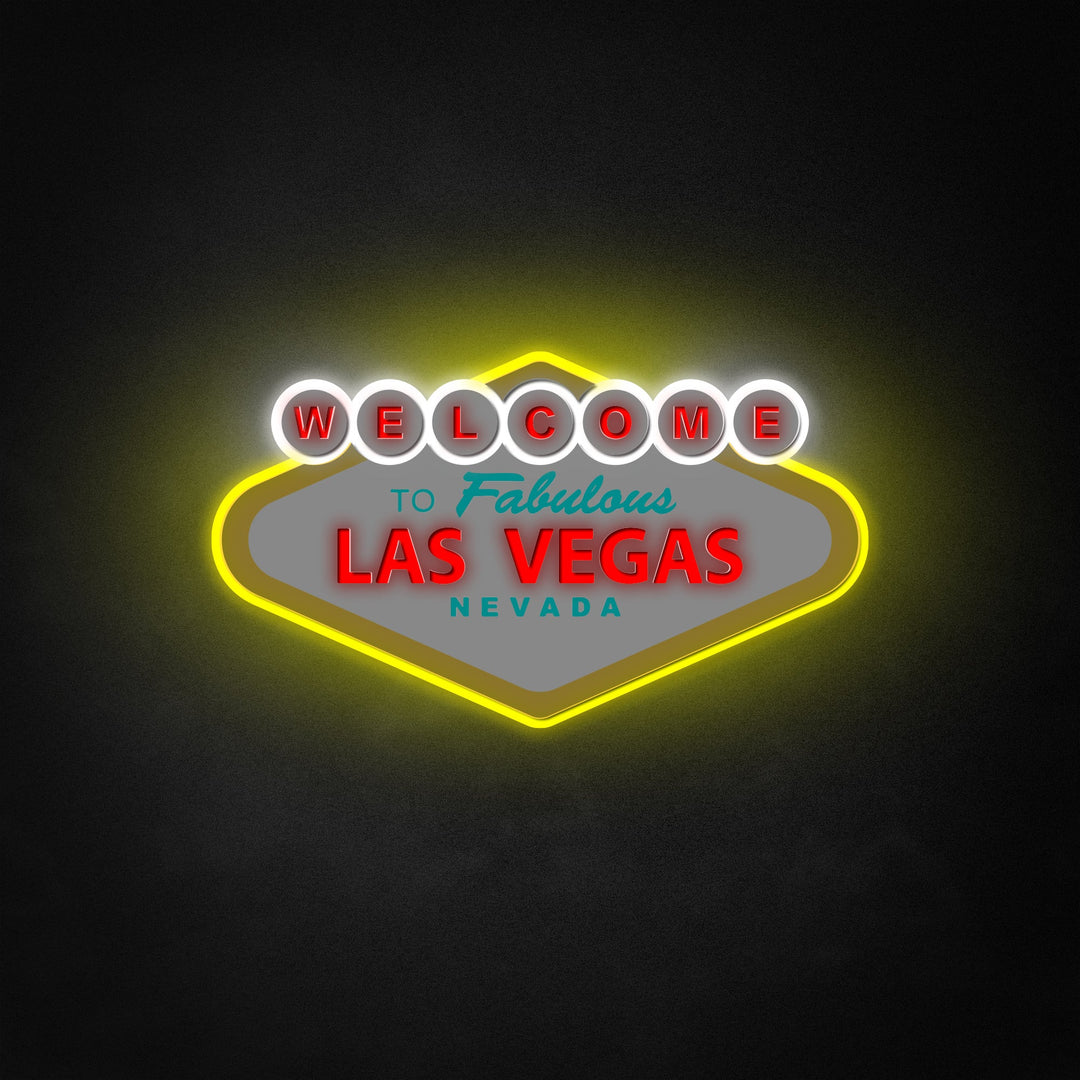 "Welcome To Fabulous Las Vegas" Neon Like