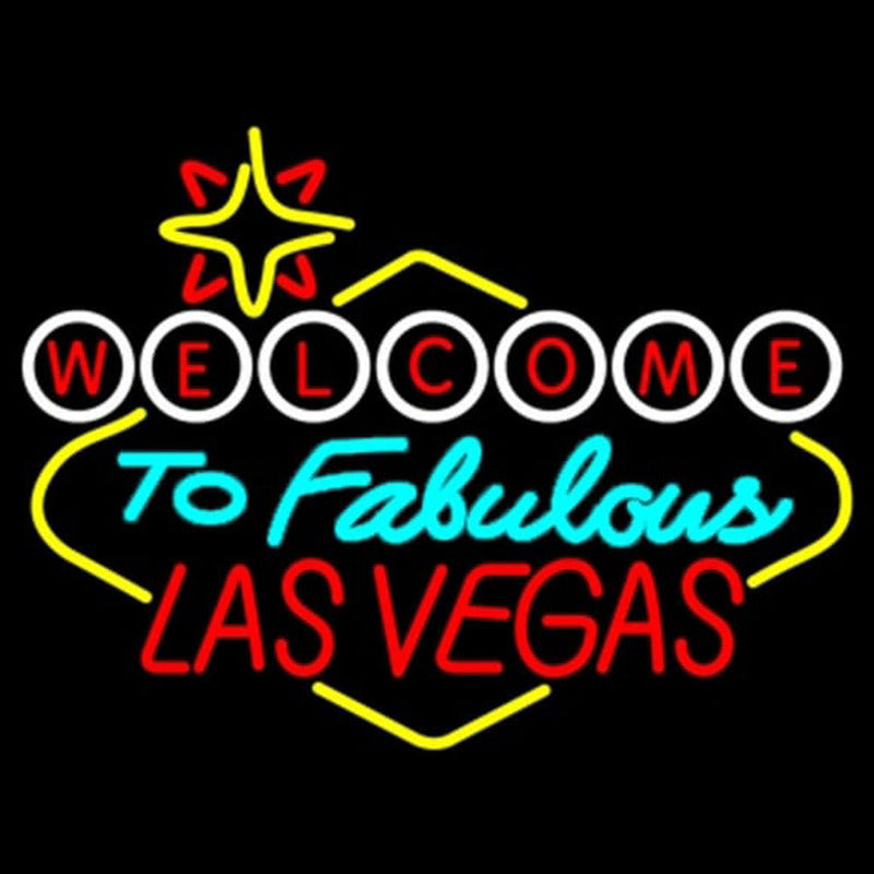 "Welcome To Las Vegas" Neonskilt