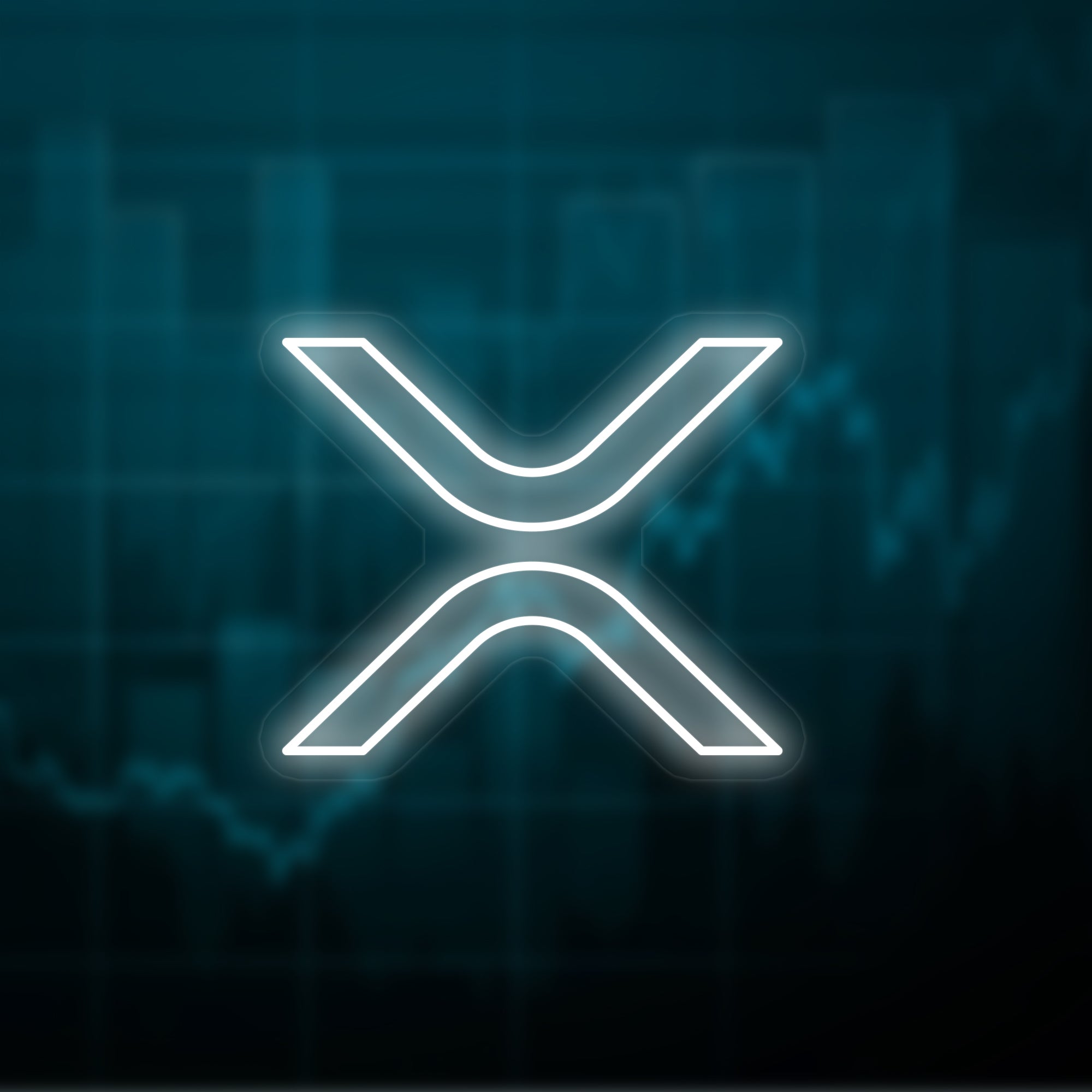 XRP Ripple Symbol Neonskilt - Neonskilter – NEONSKILTER
