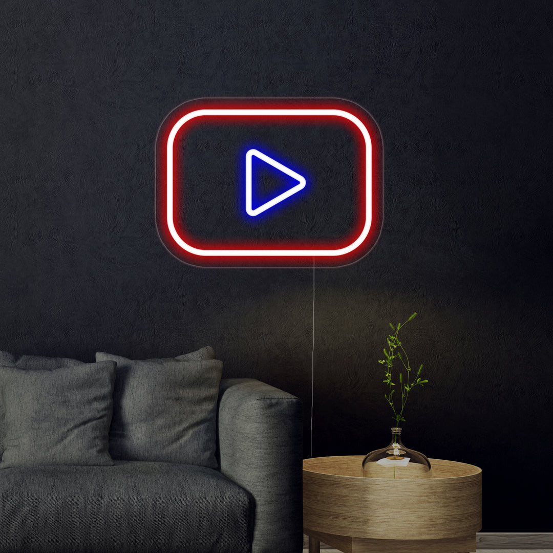 "Youtube-Logo" Neonskilt