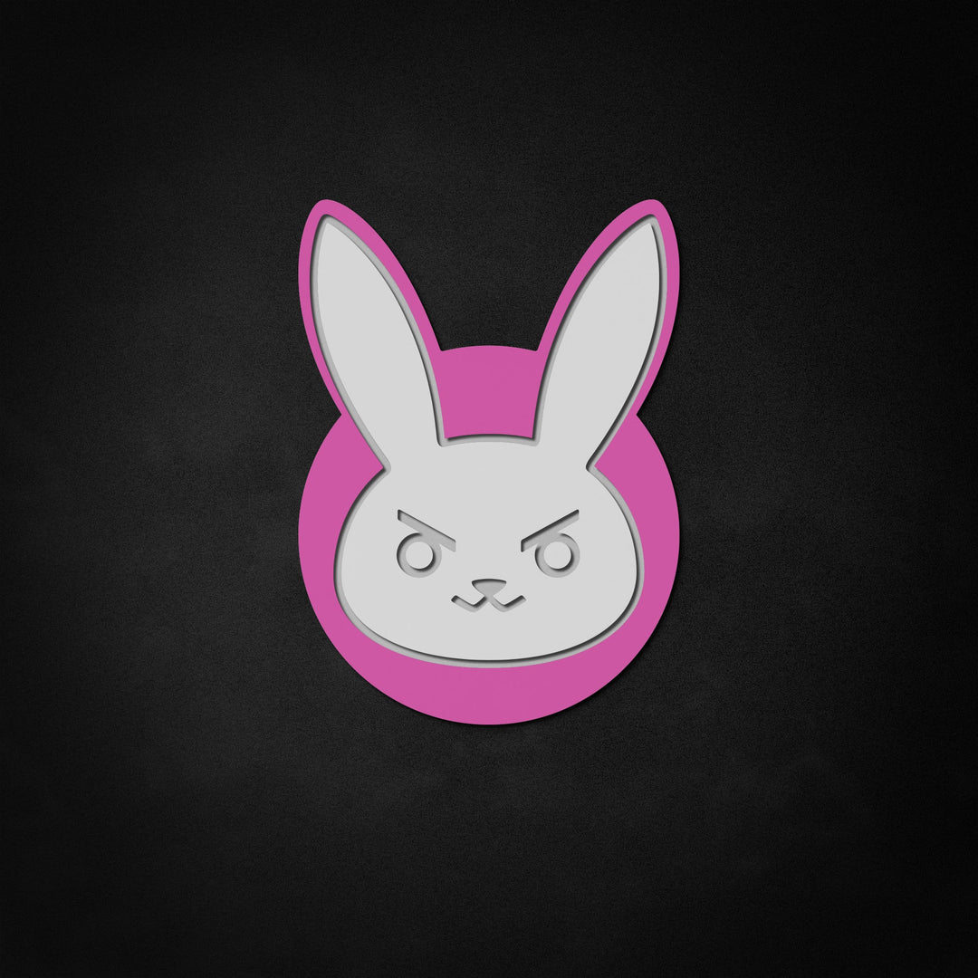 "D Va Bunny dekor" Neon Like