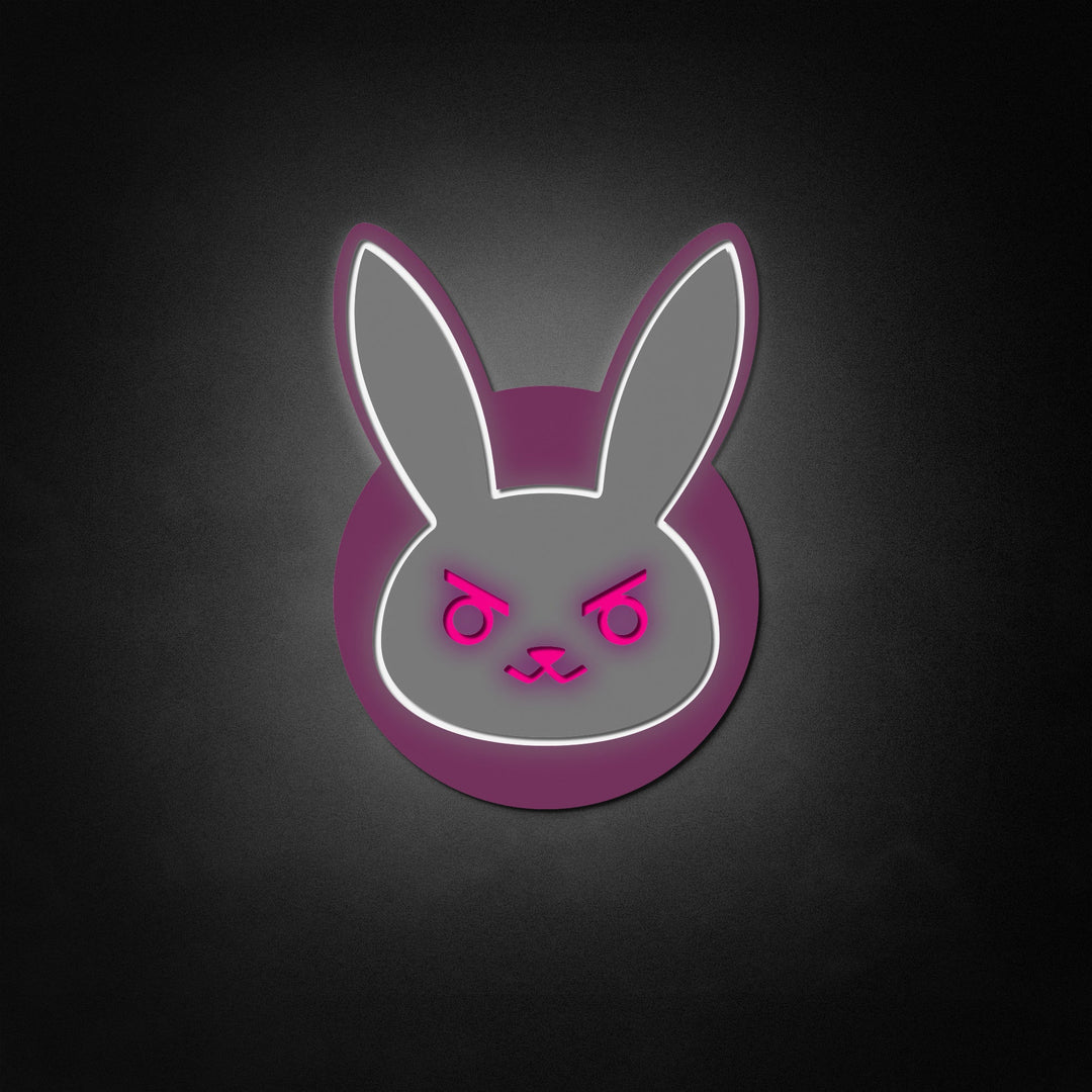 "D Va Bunny dekor" Neon Like