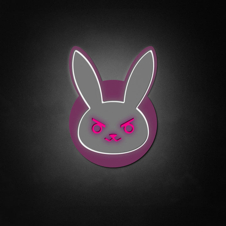 "D Va Bunny dekor" Neon Like