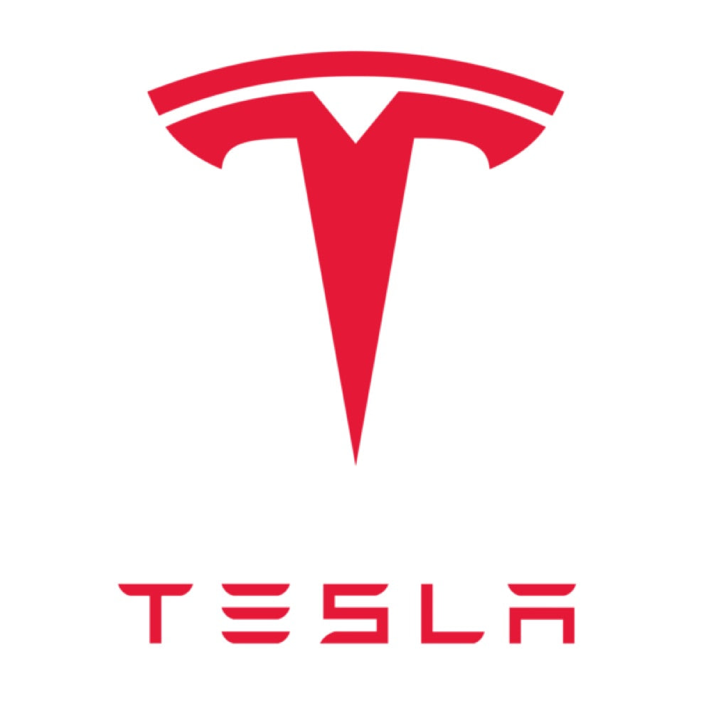 Tesla logo referanse for en egendefinert neon tegn